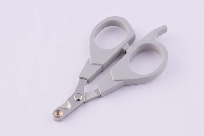 猫用ハイブリッド爪切り グレー(1)