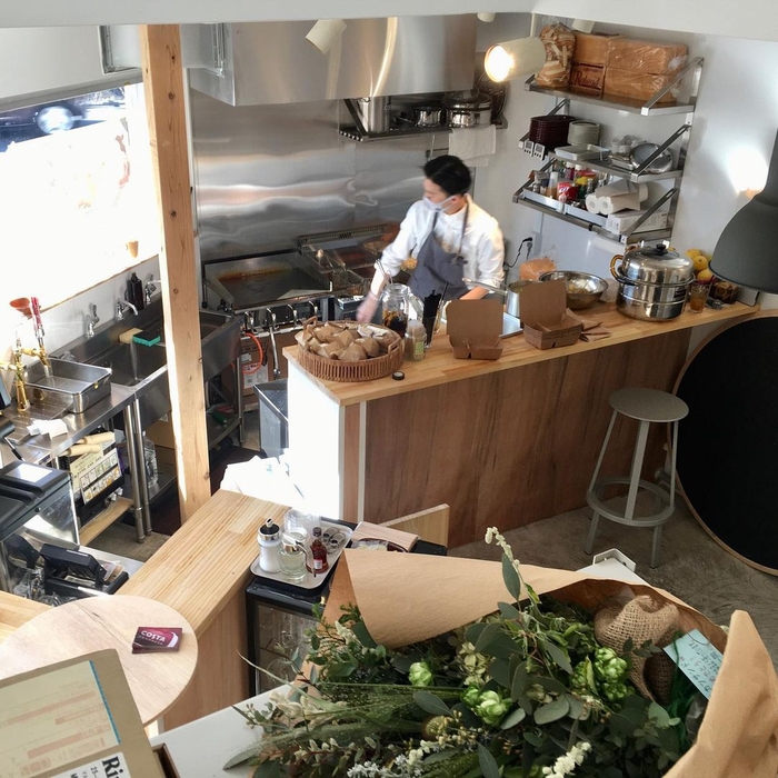 開放的なオープンキッチン