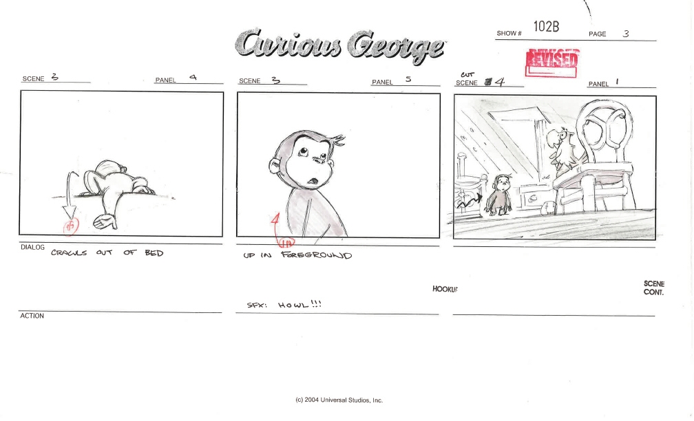 アニメ「たこたこ、あがれ!」絵コンテ