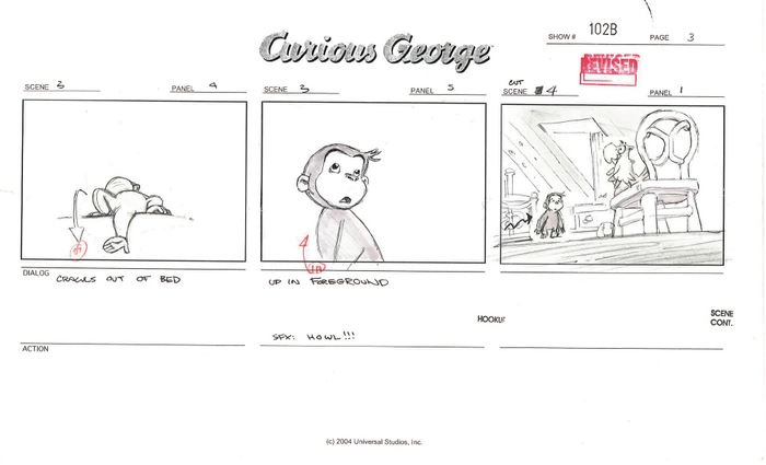 アニメ「たこたこ、あがれ!」絵コンテ