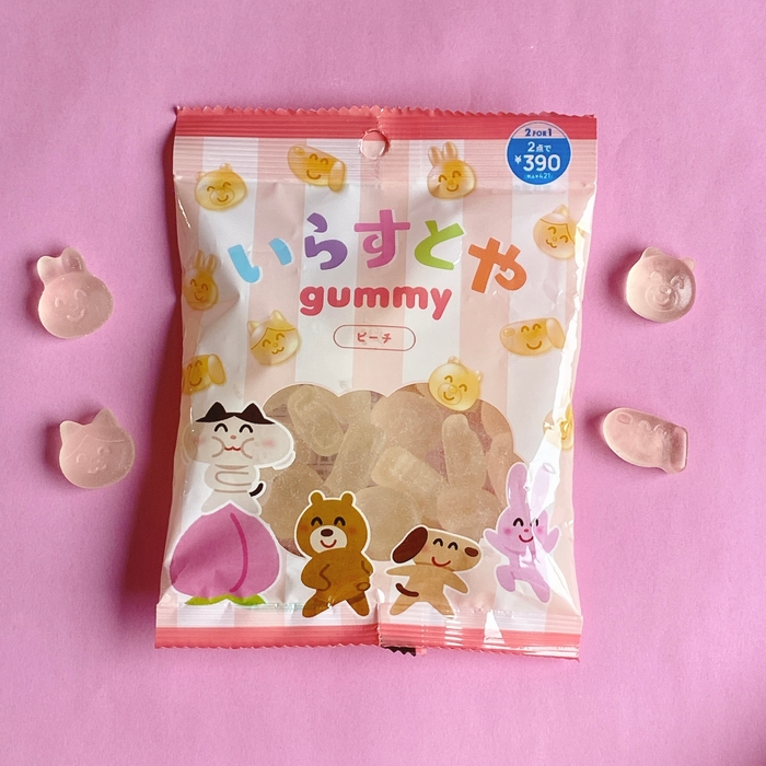 ピーチをイメージしたお尻フリフリな動物たち