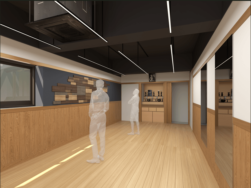 展示と祈りの場が共存する『長順館』内観イメージ