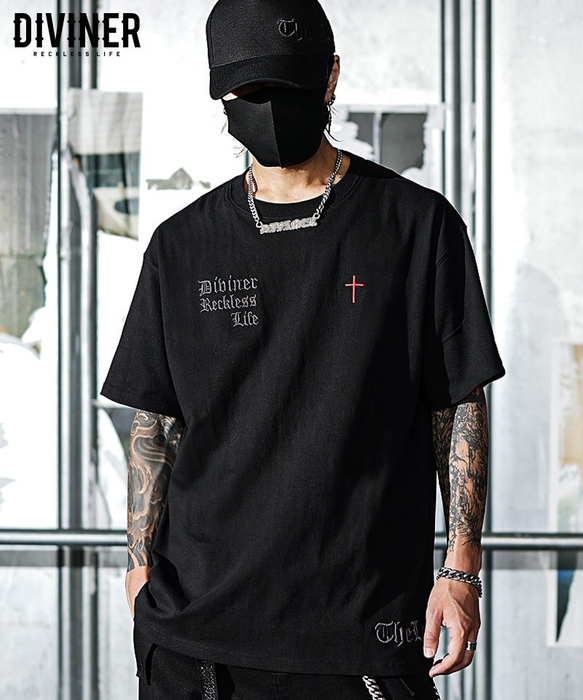 Serious Determination TEE(ブラック/グレー)