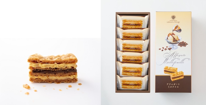 <ガトー・ド・ボワイヤージュ>アフォガードミルフィユ