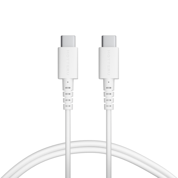Type-C to Type-Cケーブル（MOT-CBCCG）エアリーホワイト