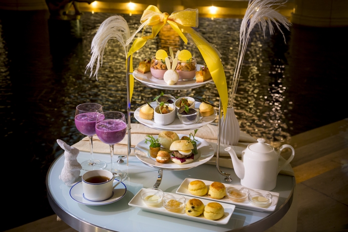 「お月見アフタヌーンティーセット」(写真は2名さま分)