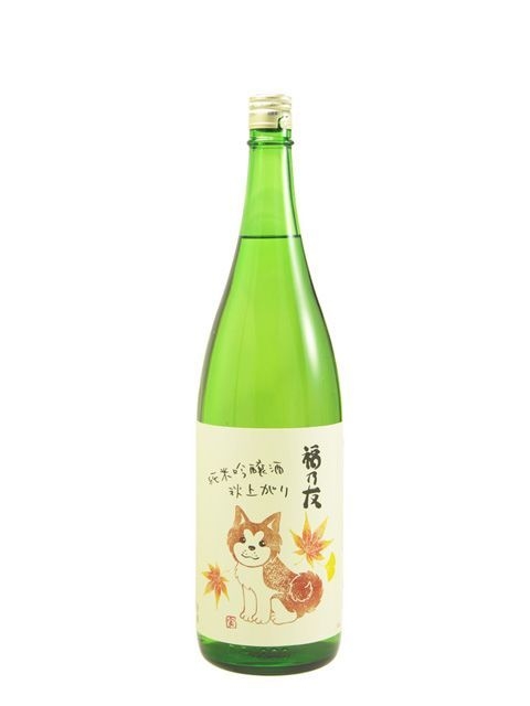 福乃友　秋田犬ラベル純米吟醸酒秋上がり　1,800ml