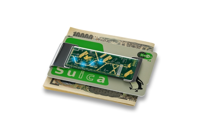 NERV ICカードクリップ 緑