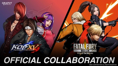 ASOBI GRAPHT、格闘ゲーム 「餓狼伝説」「THE KING OF FIGHTERS」と初のコラボ決定 競技シーンを彩るサポータータオルや キャンバスアートボードをリリース