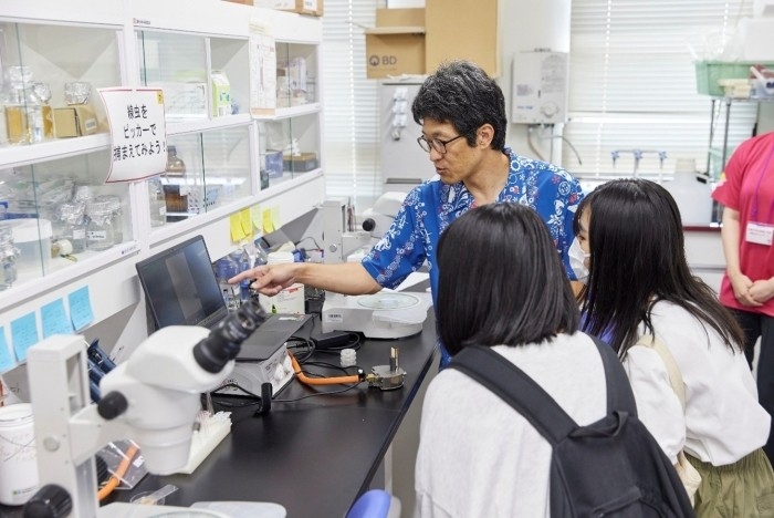 令和6年(2024年)生物理工学部オープンキャンパスの様子