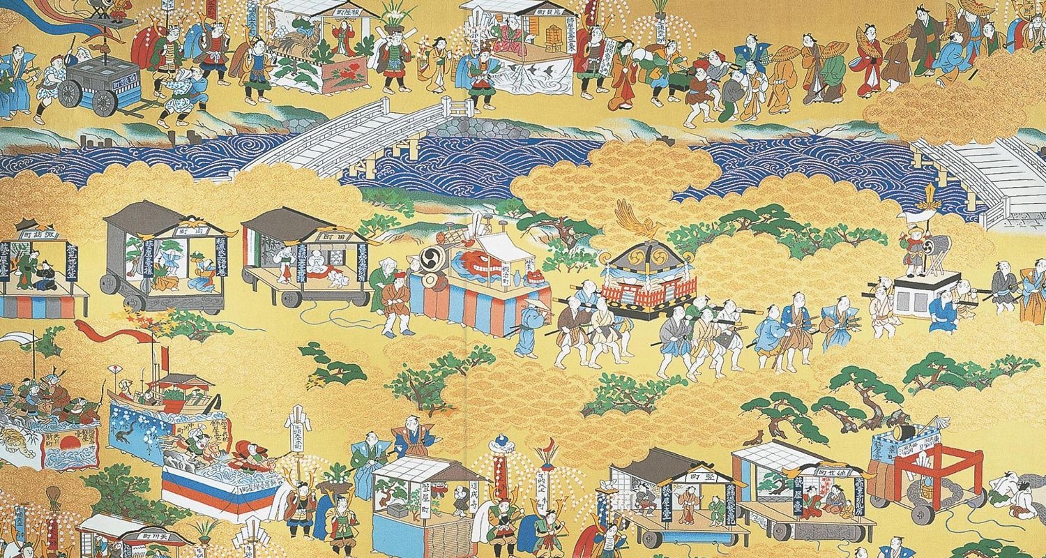 前橋御城下町祗園祭礼絵図/出典元:前橋商工会議所