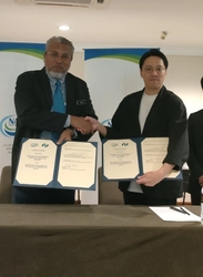 株式会社地圏環境テクノロジーはマレーシアの政府機関である マレーシア国立水理研究所(NAHRIM)と戦略的パートナーとしての 協力関係を定めたLOI(基本合意書)を締結しました。