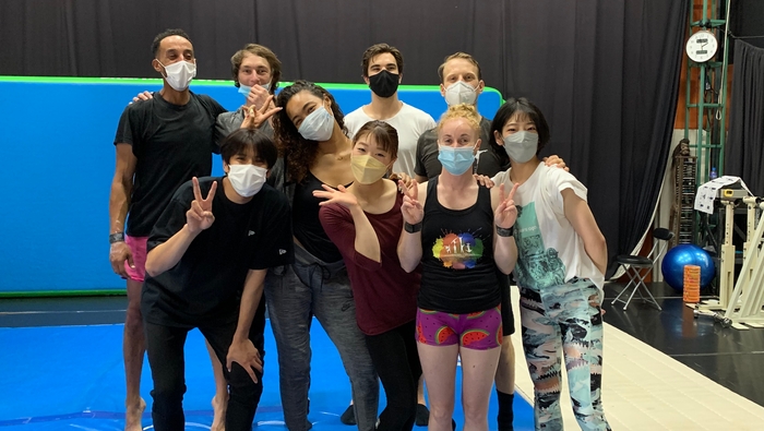 主演の森崎ウィン、Crystal Kayもアクロバットの稽古をスタート!