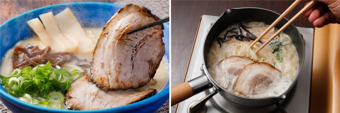 出来立ての美味しさを再現する特殊冷凍ラーメン/水を足さずに温めるだけの調理