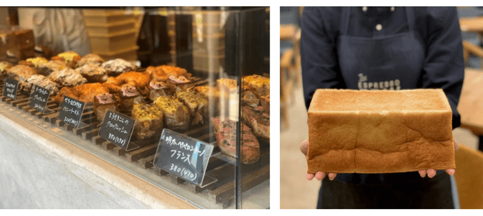 さまざまな種類のパンをご用意しております