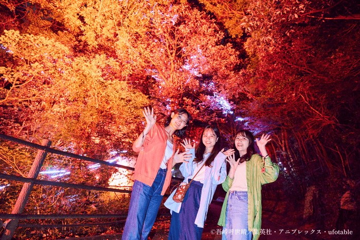 ▲仲間と一緒に「ナイトウォーク 刀鍛冶の里」を楽しもう!