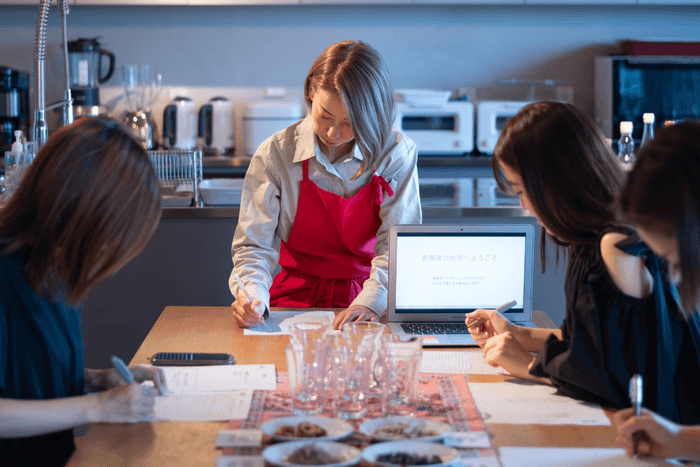 美腸薬膳茶会の様子