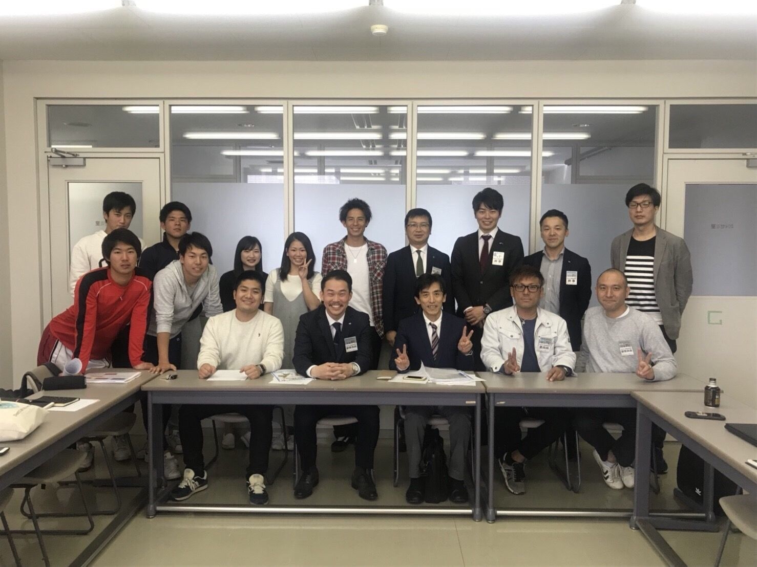 JCメンバーと大学生