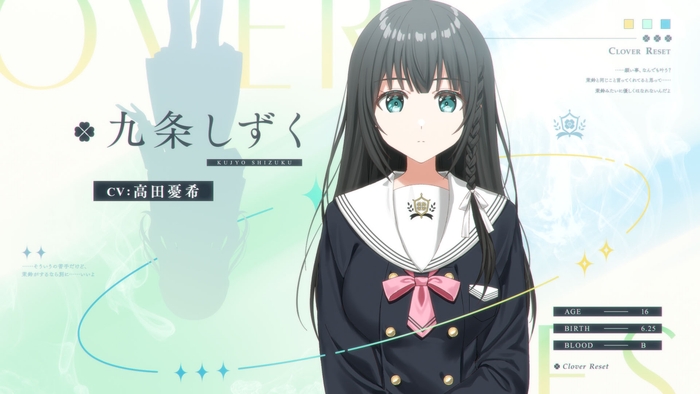 キャラクター紹介:しずく