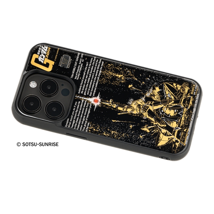 FLASH ガンダム ラストシューティング Ver. 基板アート iPhone 15Proケース ななめ