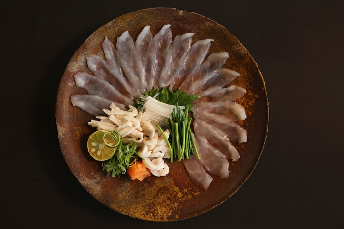 ふぐの会席 一例