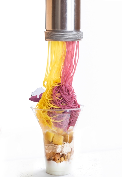 夏のさつまいも博限定モンブランパフェ