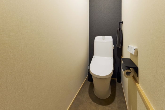 清潔感あふれるウォシュレットトイレ