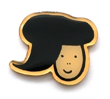 PINS FACTORY（ピンズファクトリー）ピンズ実例紹介石川テレビ放送株式会社　様　「石川さんピンバッチ」