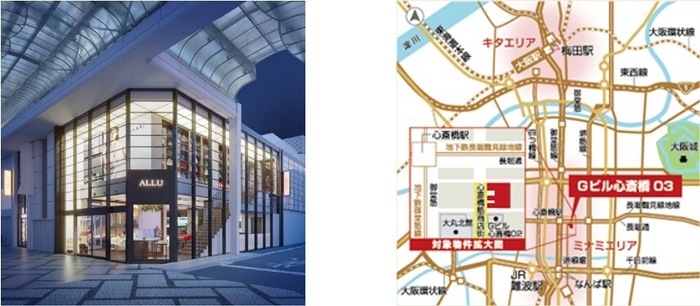 Gビル心斎橋03 位置図