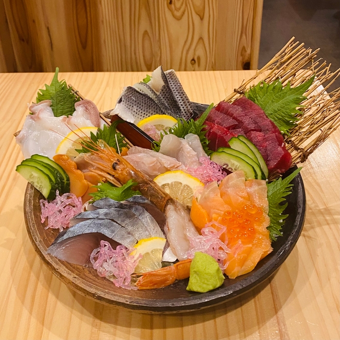 鮮魚の大漁盛り