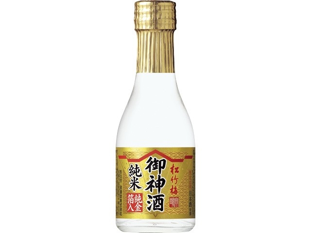 特撰松竹梅「御神酒(おみき)」＜純米＞純金箔入180ml