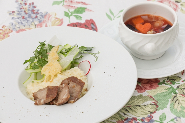 不思議な森のリゾット&スープ(+800円)