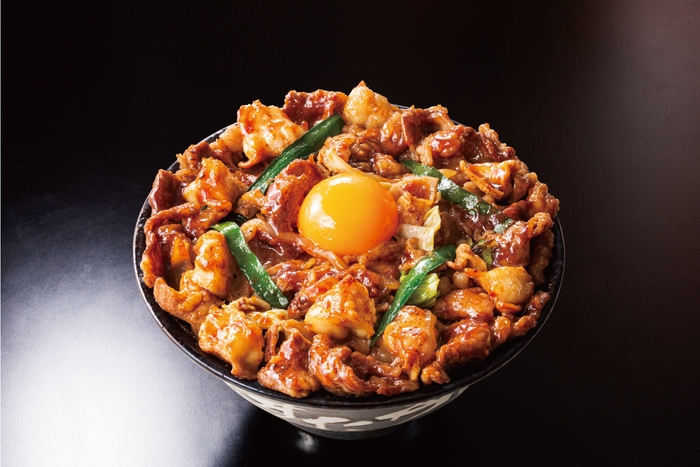 大とろホルモン“アホ盛り”焼肉丼 1,280円(税込)