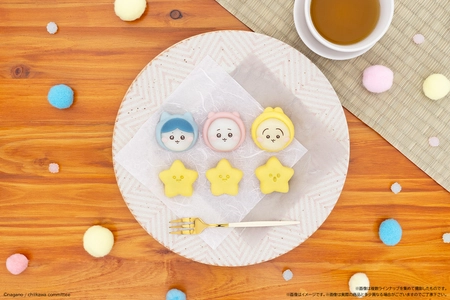 ちいかわたちの“パジャマ姿”の食べマスあそーとが再登場！ ちいかわ・ハチワレ・うさぎの表情は各5種類！