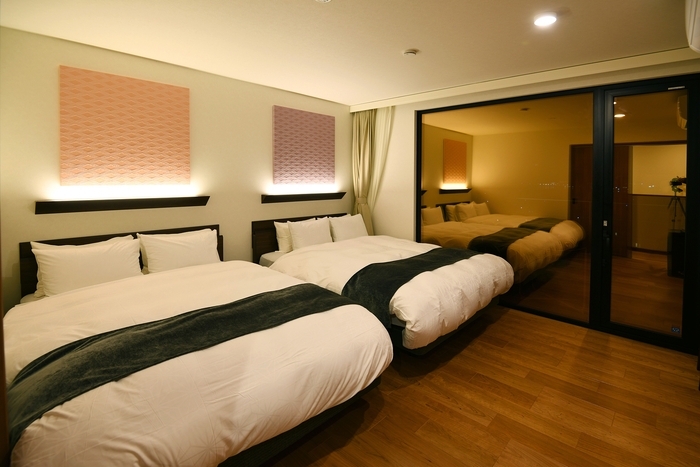 スイートヴィラ ベッドルーム