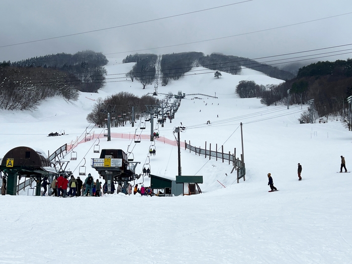 リフトの風景 昨シーズン