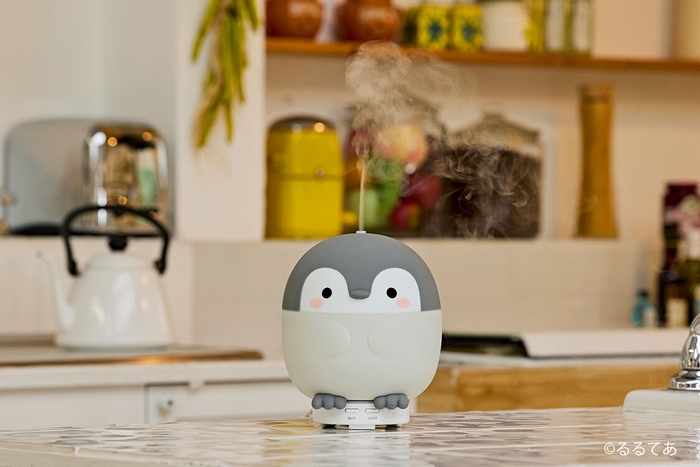 コウペンちゃん ルームライト加湿器(横長_使用イメージ3)