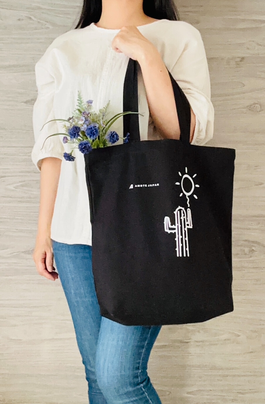 キャンバストートバッグ サボテン