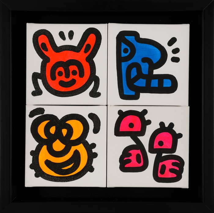 Mr Doodle 「DOODLINGS」 アクリル、キャンバス