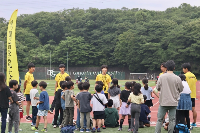 ミニ記録会の様子