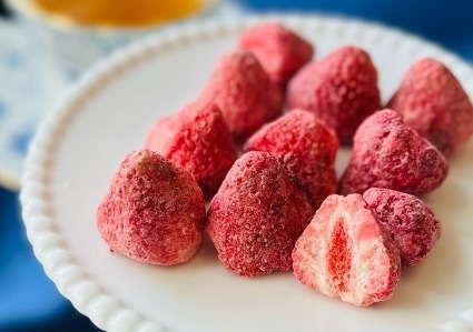 チョコが染み込んだいちご