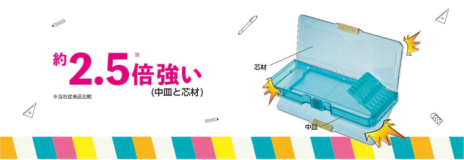 衝撃に強い!