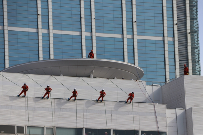 ロープ降下※イメージ