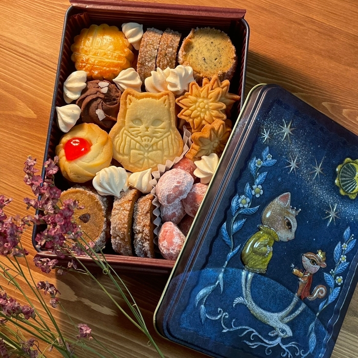 手作りクッキー缶 by 菓子屋 ツキノミ