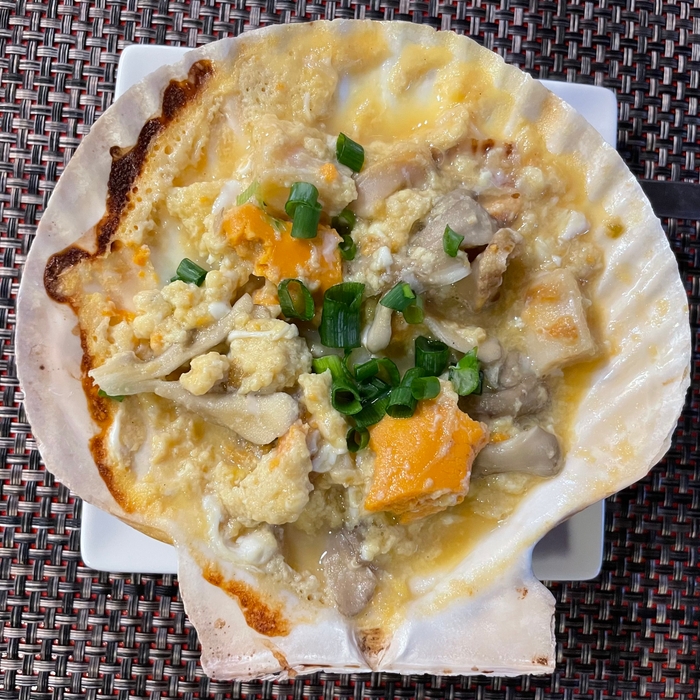 青森名物の貝焼き