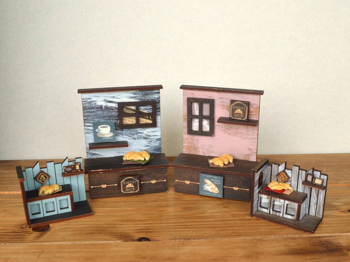 ミニチュアカフェ作り by 木のお店製作所