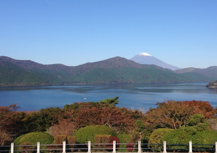 恩賜箱根公園 湖畔展望館からの眺望