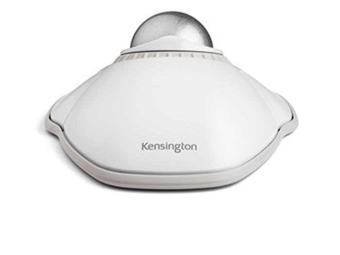 オービットトラックボールウィズスクロールリング ホワイト&グレー 3