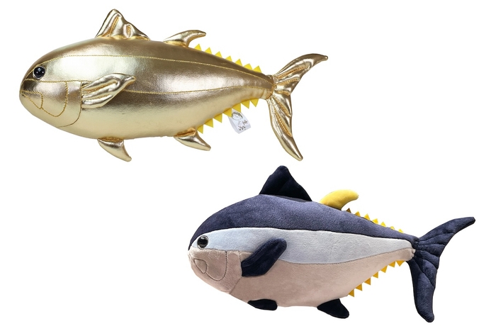 上)金のマグロ 下)オリジナルマグロ どちらでも好きな方をお持ち帰りいただけます