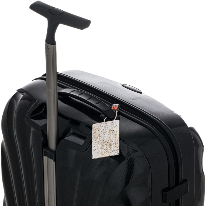 FLASH 東京回路線図 バッグタグ 白 使用イメージ